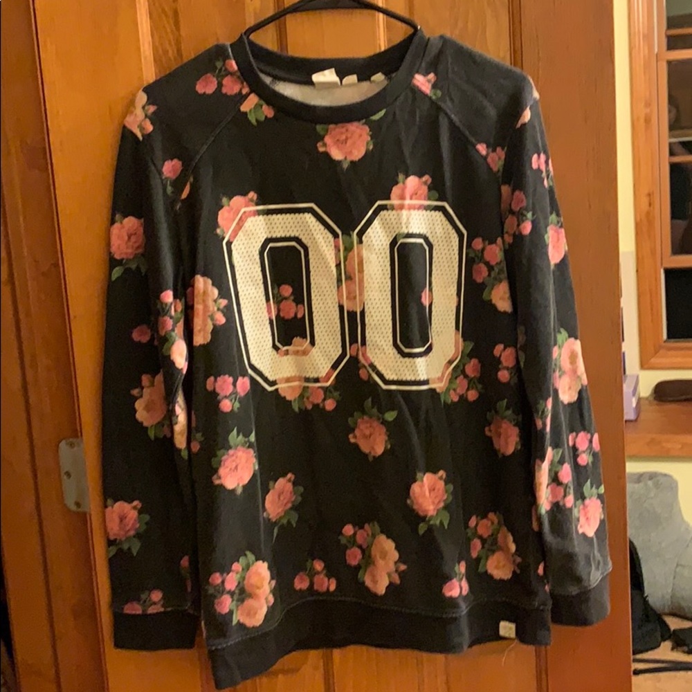 Floral “00” sweater